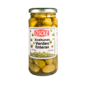 ACEITUNA VERDES ENTERAS O SOLE 240G