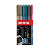MARCADOR KORES METALIZADOS/SURTI/6U