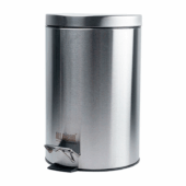 PAPELERA PEDALBIN ALFA HOGAR ACERO INOXIDABLE 20L